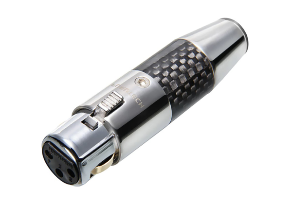 FURUTECH CF-602F CARBON FIBRE / STAINLESS STEEL XLR CONNECTOR (FEMALE)