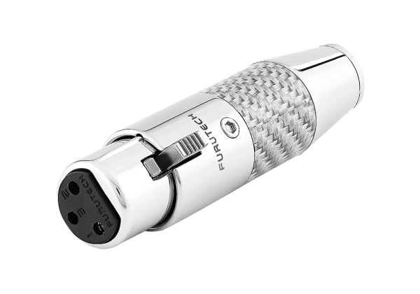 FURUTECH CF-602F-NCF CARBON FIBRE / STAINLESS STEEL XLR CONNECTOR (FEMALE)