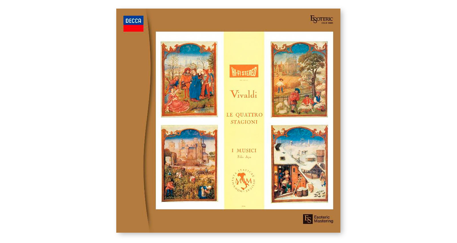 ESOTERIC ESLD-10010 - VIVALDI: LE QUATTRO STAGIONI I MUSICI